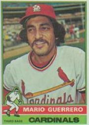 1976 Topps Baseball Cards      499     Mario Guerrero